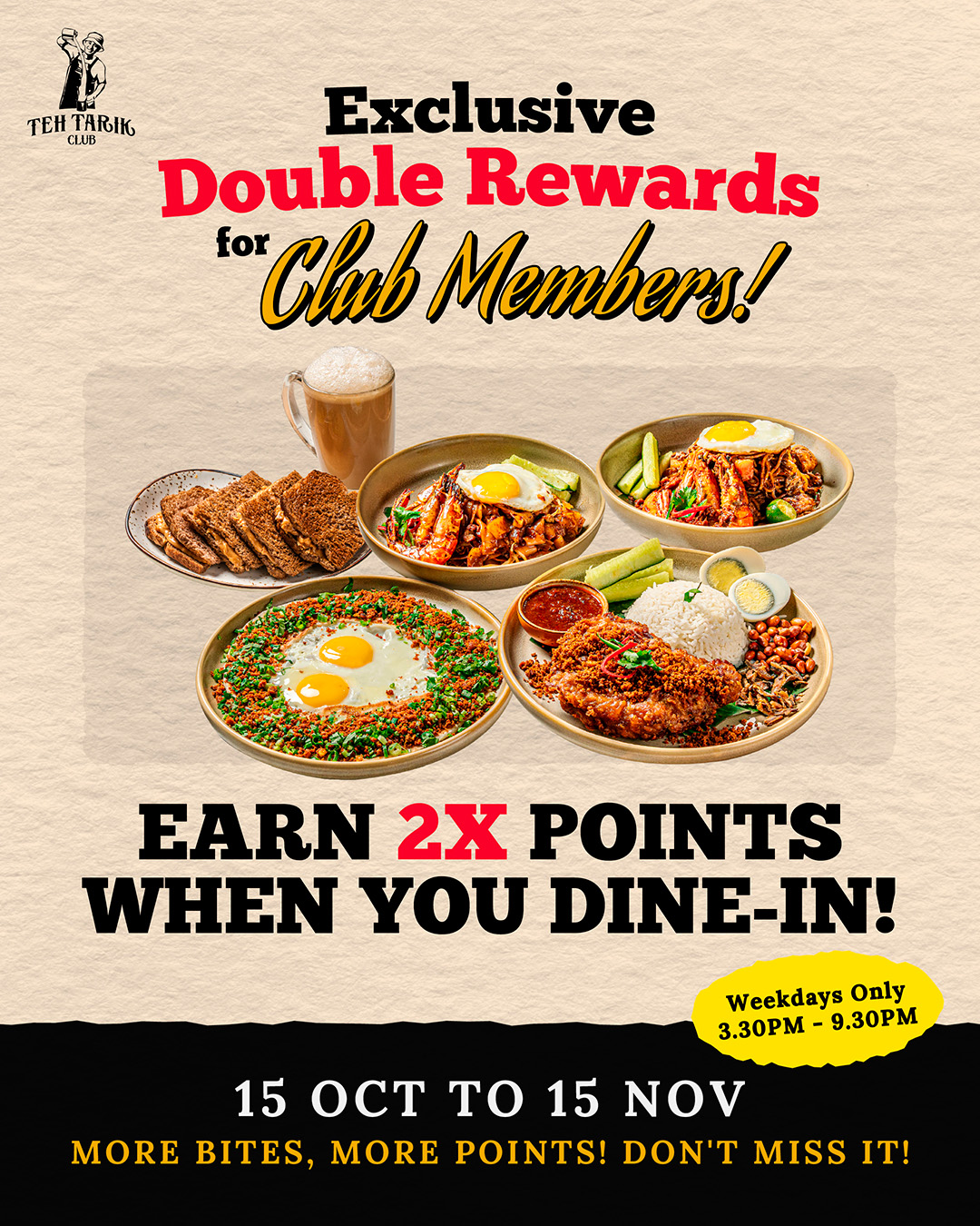 TTC Double Rewards for Club Members