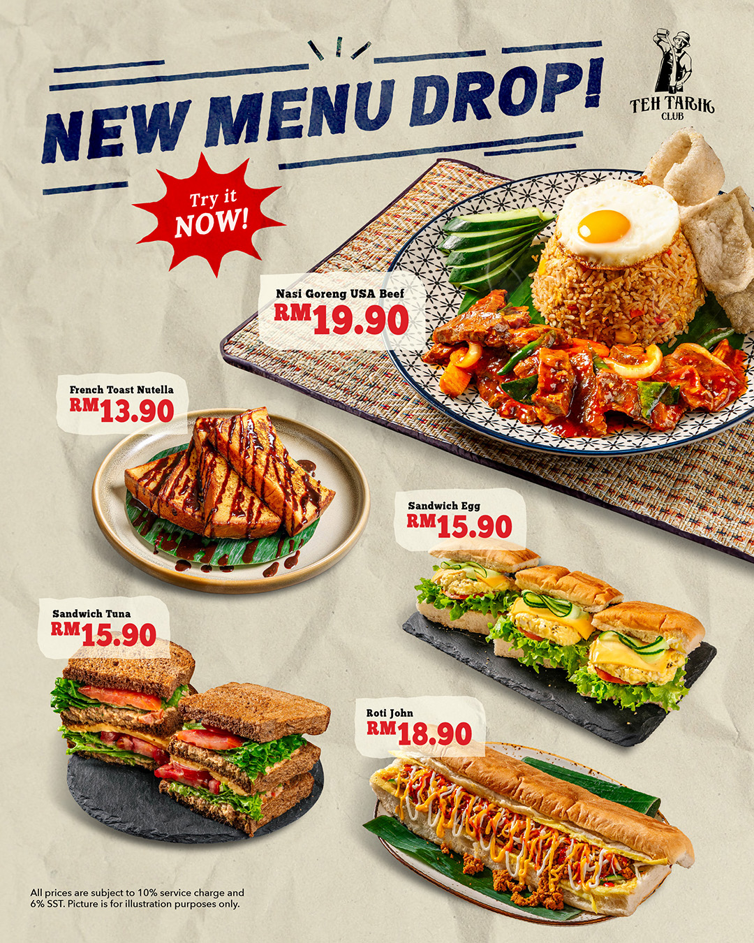 New Menu Drop USA Specials