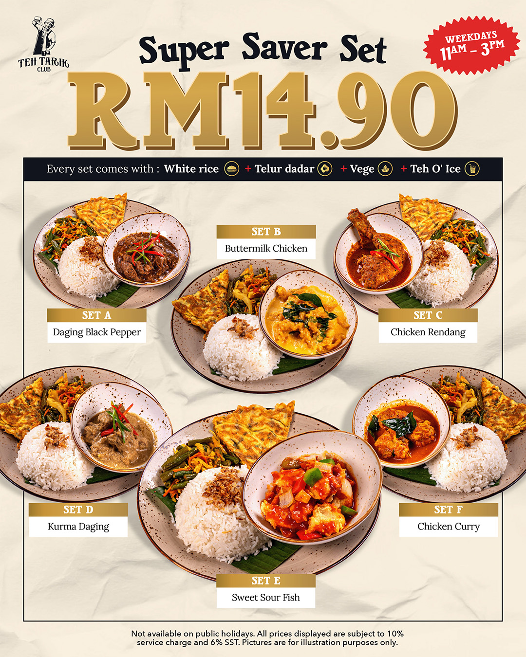 Teh Tarik Club - Super Saver Set