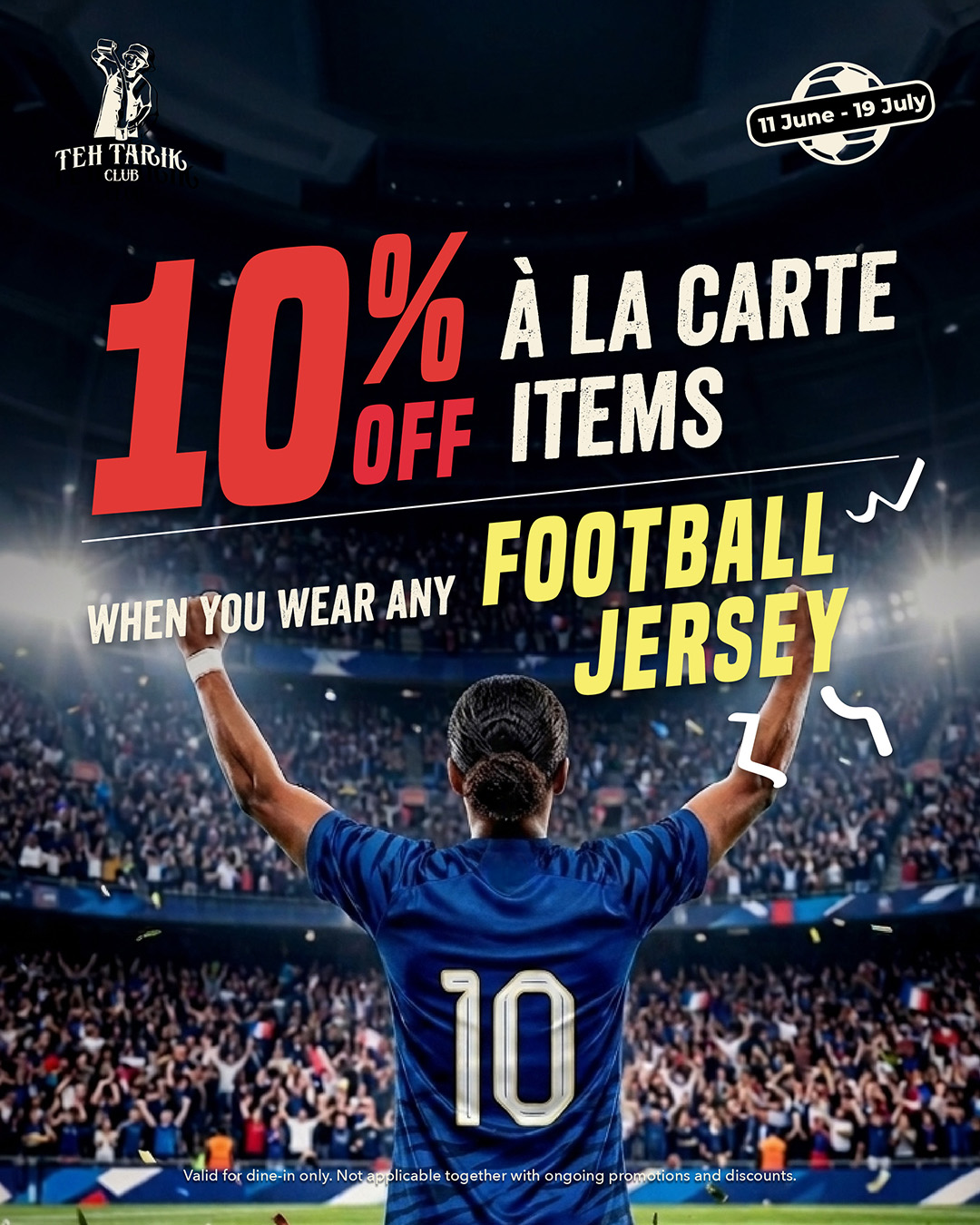 TTC FIFA Promo - 10% OFF A La Carte Items